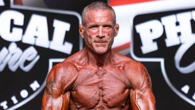 Former England rugby union international Vickery is now a competitive bodybuilder