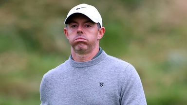Rory McIlroy appears to have dropped out of contention at the DP World India Championship