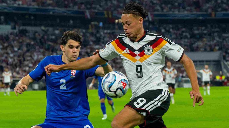 DERRY SCHERHANT: Flügelspieler (23 Jahre, SC Freiburg) - am 1. Oktober 2026 vs. Serbien (2:0)