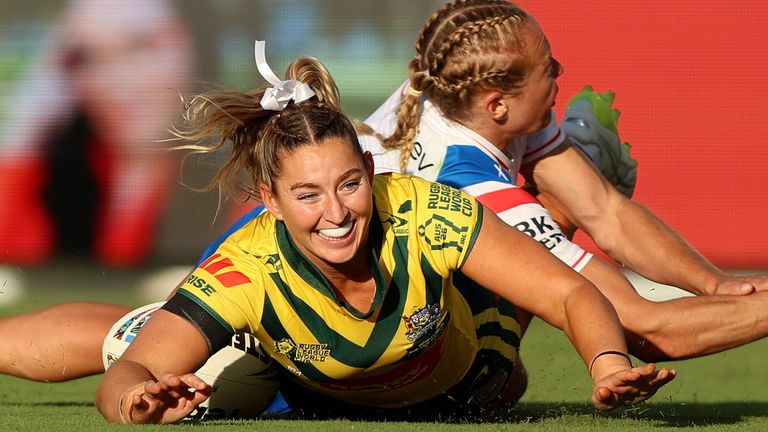 Jocelyn Kelleher scored two tries and kicked nine goals against England