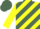 Fluorescent Yellow, Olive Green Diagonal Stripes, Yellow Sleeves, Olive Green Cap