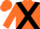 Orange, Black cross belts