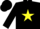 Black, Yellow Star