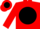 Red, Black disc
