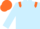 Light Blue, Orange epaulets, orange cap