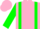 Pink, Kelly Green Braces and Shamrock, Green Bars on sleeves