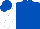 ROYAL BLUE, white sleeves, royal blue cap