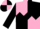 Pink, Black Diamond Belt, Pink and Black Quartered Sleeves