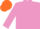 Mauve body, mauve arms, orange cap