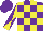 Purple and Yellow check, Yellow and Purple diabolo on sleeves