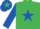 Emerald Green, Royal Blue star and sleeves, Royal Blue cap, Emerald Green star
