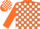 ORANGE & WHITE Blocks, Orange Sleeves