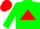 Forest Green, Crimson Triangle, Crimson Cap