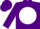 Purple, White Ball, White armlets On Purple Sleeves