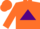 Orange, purple triangle