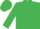 Emerald green, white and emerald green chevrons on sleeves