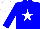 Blue, white star and cap