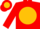 RED, gold ball