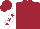 Maroon, White Sleeves, Maroon Stars