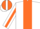 White, orange panel, grey band on slvs