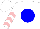 White, Blue Ball, Pink Chevrons On Sleeves, White Cap