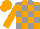 orange, grey blocks