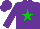 Purple, green star