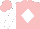 Pink,  white diamond, white sleeves, pink cap