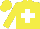 Yellow, white cross, yellow cap