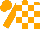 Orange and white blocks,