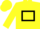 Yellow, Black hollow box