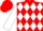 Red, White Diamonds, White Sleeves