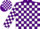 Purple, White Blocks