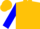 Gold, Blue Bars on Sleeves