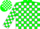 Green, White Blocks