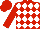 Red, White Diamonds, Red Sleeves